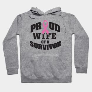 Proud wife of a survivor Hoodie